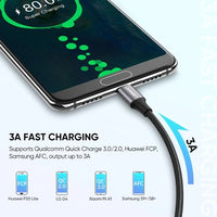 Thumbnail for UGREEN 60126 UGREEN USB A to C Quick Charging Cable 1M