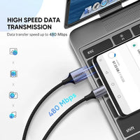 Thumbnail for UGREEN 60126 UGREEN USB A to C Quick Charging Cable 1M