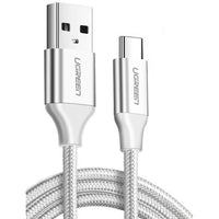 Thumbnail for UGREEN 60409 USB-A to USB-C Charging Cable 3M (Silver White)