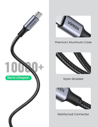 Thumbnail for UGREEN 70429 USB-C to USB-C PD Fast Charging Cable 2M