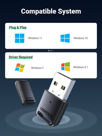 Thumbnail for UGREEN 80890 Bluetooth 5.0 USB Adapter