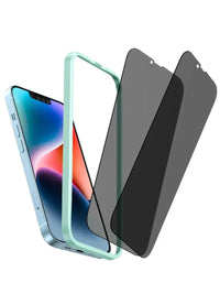 Thumbnail for UGREEN 80992 Full Coverage Privacy Tempered Glass Screen Protector with Precise-Align Applicator for iPhone 13 Pro Max / 14 Plus (1-Pack)