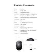 Thumbnail for UGREEN 90371 Mini Portable Wireless Mouse