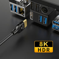 Thumbnail for Simplecom CAH510 Ultra High Speed HDMI 2.1 Cable 48Gbps 8K@60Hz Slim Flexible 1M