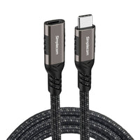 Thumbnail for Simplecom CAU605 USB-C Male to Female Extension Cable USB 3.2 Gen2 PD 100W 20Gbps 0.5M