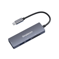 Thumbnail for Simplecom CH255 USB-C 5-in-1 Multiport Adapter 3-Port USB-A Hub with SD MicroSD Card Reader