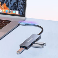 Thumbnail for Simplecom CH255 USB-C 5-in-1 Multiport Adapter 3-Port USB-A Hub with SD MicroSD Card Reader