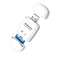 Thumbnail for Simplecom CR303 2 Slot SuperSpeed USB 3.0 Card Reader with Dual Caps