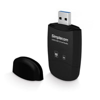 Thumbnail for Simplecom CR303 2 Slot SuperSpeed USB 3.0 Card Reader with Dual Caps