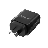 Thumbnail for Simplecom CU221 Dual USB-C Fast Wall Charger PD 20W for Phone Tablet