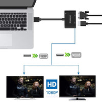 Thumbnail for Simplecom DA316A USB to HDMI + VGA Video Card Adapter with 3.5mm Audio