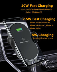 Thumbnail for C366: Automatic Clamping Wireless Car Charger,with backlight