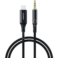 Thumbnail for CHOETECH AUX007 8-pin to 3.5mm Male Audio Cable for iPhone1M - Black