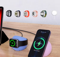 Thumbnail for CHOETECH H050-BL Magnetic Holder for iPhone 12/13/14 /15 Series and iWatch (Blue)