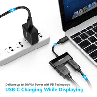 Thumbnail for CHOETECH HUB-M03 USB-C To HDMI Adapter(4K@60hz) with 60W PD Charging Port