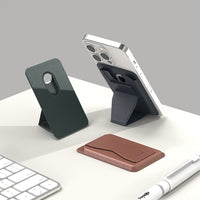 Thumbnail for CHOETECH PC0003-DBW Magnetic Card Holder for iPhone 12/13/14 (Brown)