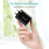 Thumbnail for CHOETECH Q5003 18W QC Quick Charger (Black)