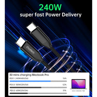 Thumbnail for CHOETECH XCC-1035 USB-C M to M PD3.1 240W Super Fast Charging Cable 1M