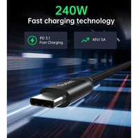 Thumbnail for CHOETECH XCC-1035 USB-C M to M PD3.1 240W Super Fast Charging Cable 1M