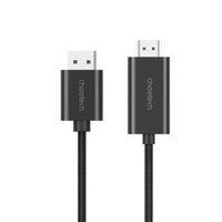 Thumbnail for CHOETECH XDH01 4K 60Hz DisplayPort Male to HDMI Male Braided Cable 2M