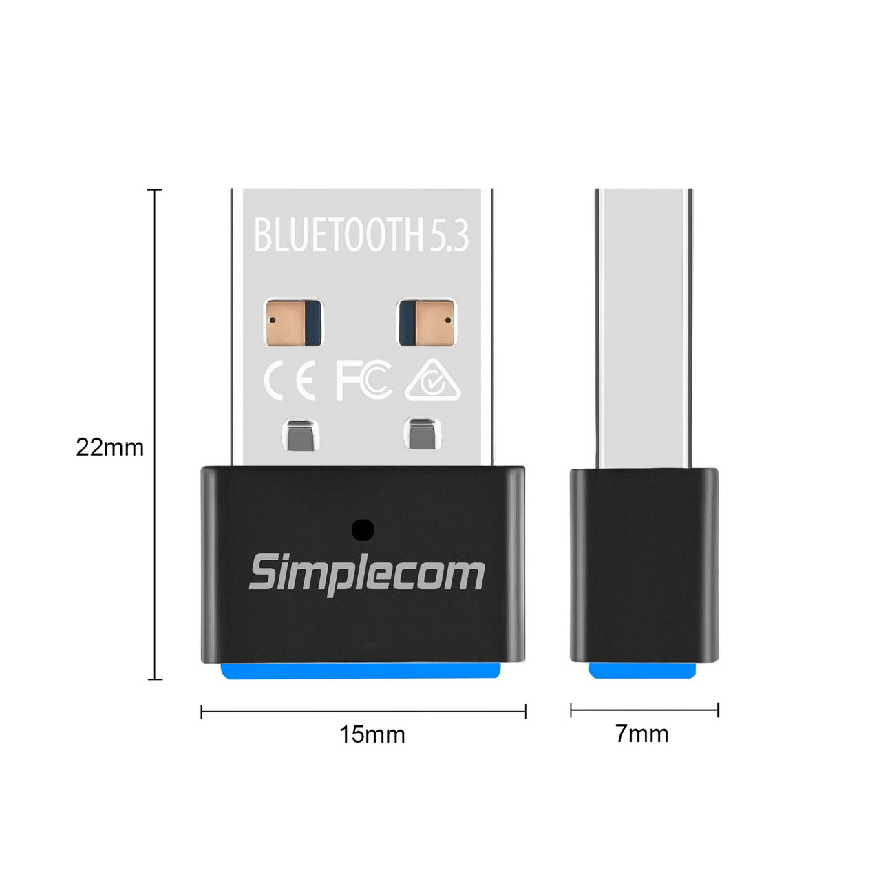 Simplecom NB530 USB Bluetooth 5.3 Adapter Wireless Dongle