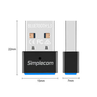 Thumbnail for Simplecom NB530 USB Bluetooth 5.3 Adapter Wireless Dongle