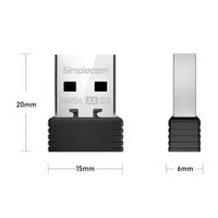 Thumbnail for Simplecom NW106 AX300 2.4GHz Wi-Fi 6 USB Wireless Nano Adapter