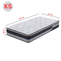 Thumbnail for Cloud Dreams King Single Pocket Spring Luxury Plush Top 28cm Mattress