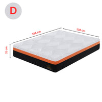 Thumbnail for Heavenly Double Size Memory Foam Medium-Firm Feel 31cm Mattress