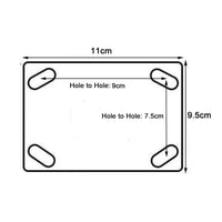 Thumbnail for 4x 10 Inch Swivel Castor Caster Pneumatic Tyres Wheels Trolley Cart Wheelbarrow