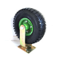 Thumbnail for 10Inch Fixed Castor Caster Pneumatic Tyres Tyre  Wheel Trolley Cart Wheelbarrow