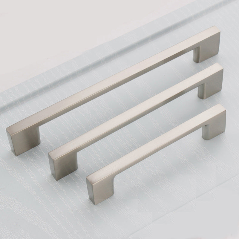 Brushed Nickel Kitchen Door Cabinet Drawer Handle Pulls 96MM