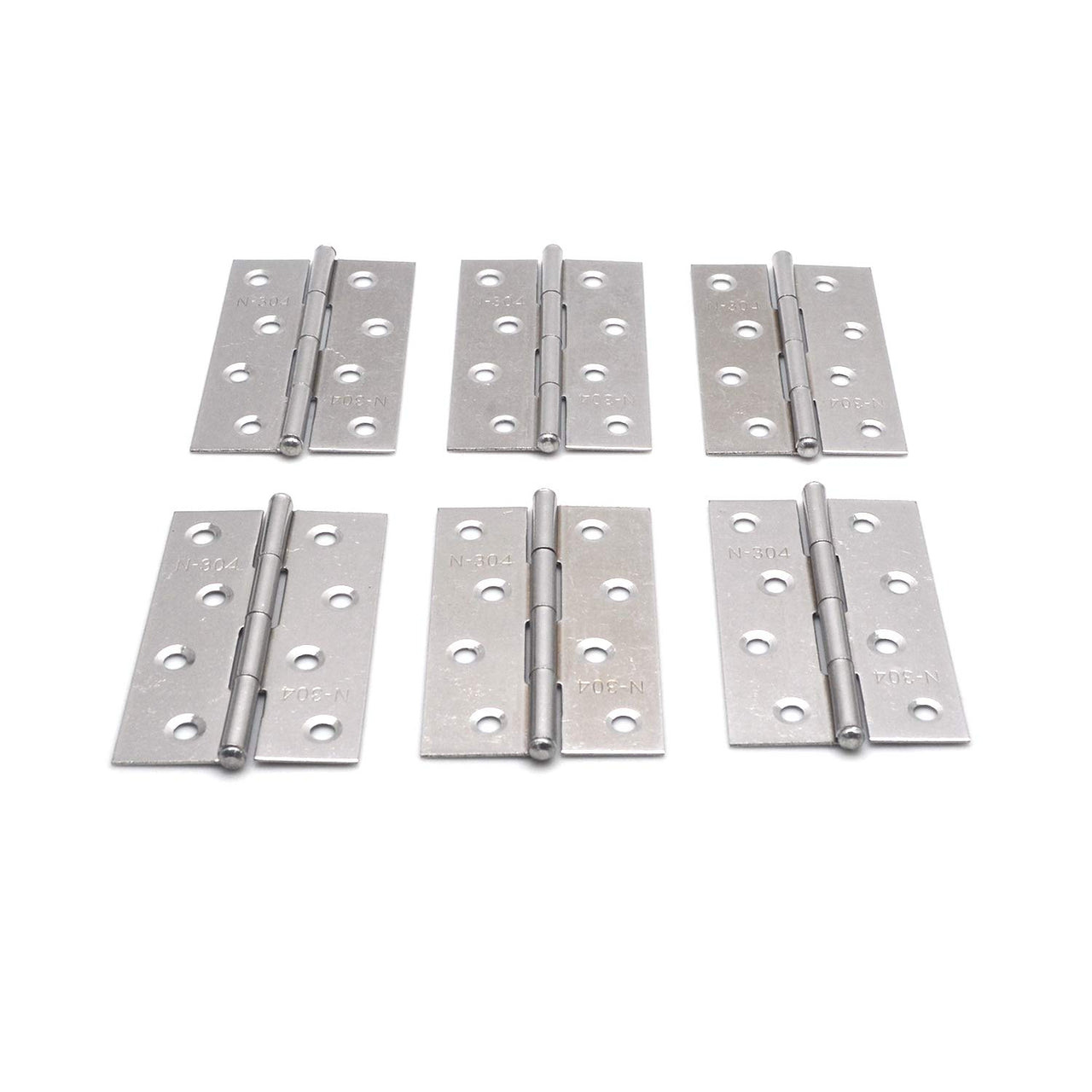 Pack of 6 Hinge 3.5 Inch Stainless Steel Door Hinges Cabinet Door Hinges Furniture