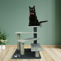 Thumbnail for Petwiz Multi Level PawPal Scratching Post Cat Tree