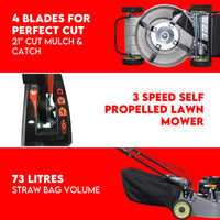 Thumbnail for LAWN MOWER SELF PROPELLED 21