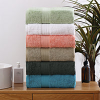 Thumbnail for Linenland Extra Large Bath Sheet Towel 89 x 178cm - Coral