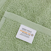 Thumbnail for Linenland Bath Towel Set - 4 Piece Cotton Washcloths - Sage Green