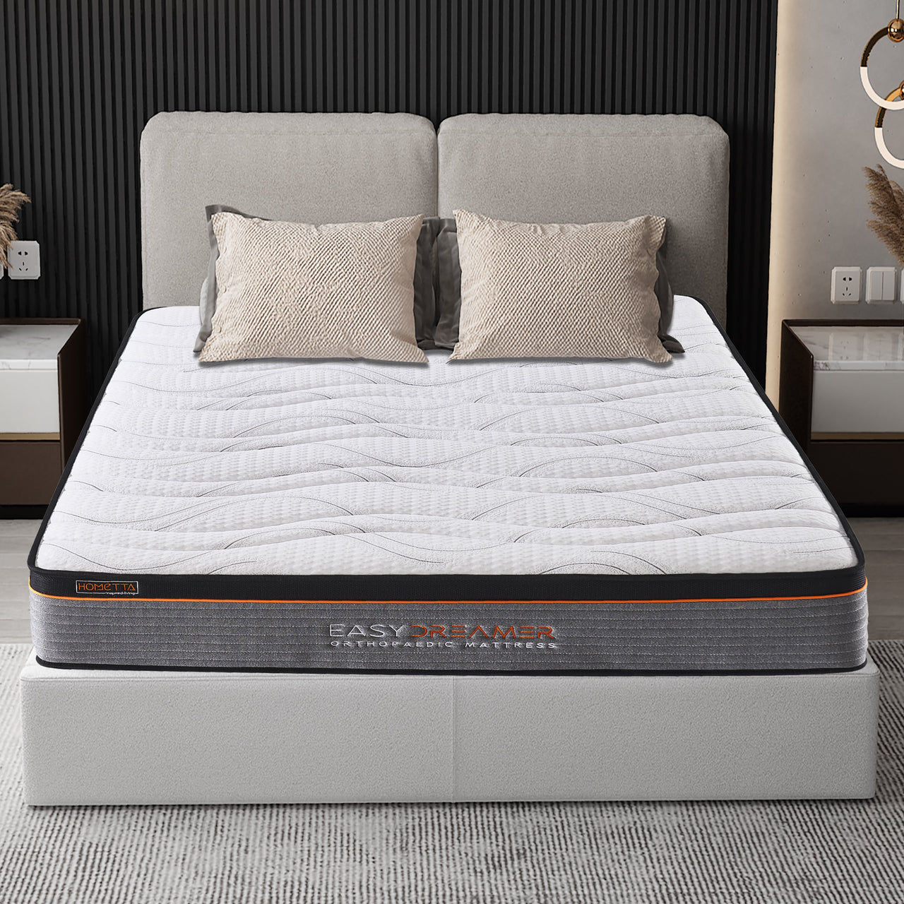 EasyDreamer Orthopaedic Euro Top Pocket Spring King Single Mattress