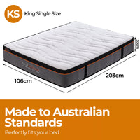 Thumbnail for EasyDreamer Orthopaedic Euro Top Pocket Spring King Single Mattress