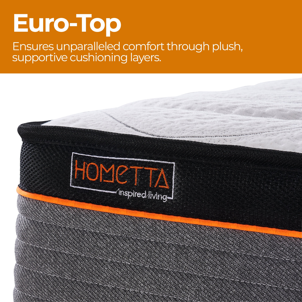 EasyDreamer Orthopaedic Euro Top Pocket Spring Double Mattress