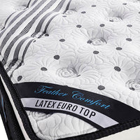 Thumbnail for Mattress Euro Top Queen Size Pocket Spring Coil with Knitted Fabric Medium Firm 33cm Thick