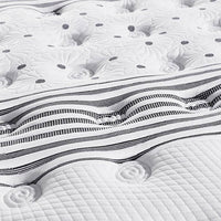 Thumbnail for Mattress Euro Top Queen Size Pocket Spring Coil with Knitted Fabric Medium Firm 33cm Thick