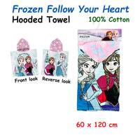 Thumbnail for Caprice Frozen Follow Your Heart Cotton Hooded Licensed Towel 60 x 120 cm