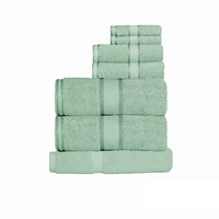 Thumbnail for Kingtex 550gsm Cotton 7 Pce Towel Set Frost