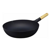 Thumbnail for Takumi Premium Magma Plate Cast Iron Wok - Made in Japan - 28cm