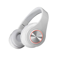 Thumbnail for Bluetooth 5.0 Wireless Earphones Foldable Headset Stereo Headphones (White)