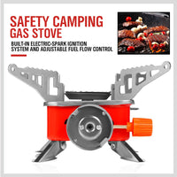 Thumbnail for Outdoor Folding Mini Gas Burner Cooking Stove Butane Gas BBQ Hiking AU Stock