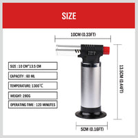 Thumbnail for Butane Torch Gas Blow Jet Lighter Refillable Soldering Gun Flame Heat Food BBQ