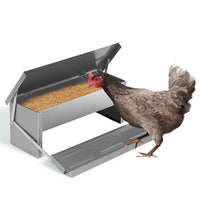 Thumbnail for 5KG 7.5L Garden Farm Automatic Food Storage Box Stand Chicken Feeder Poultry AU