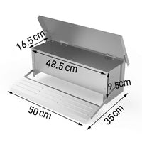 Thumbnail for 5KG 7.5L Garden Farm Automatic Food Storage Box Stand Chicken Feeder Poultry AU